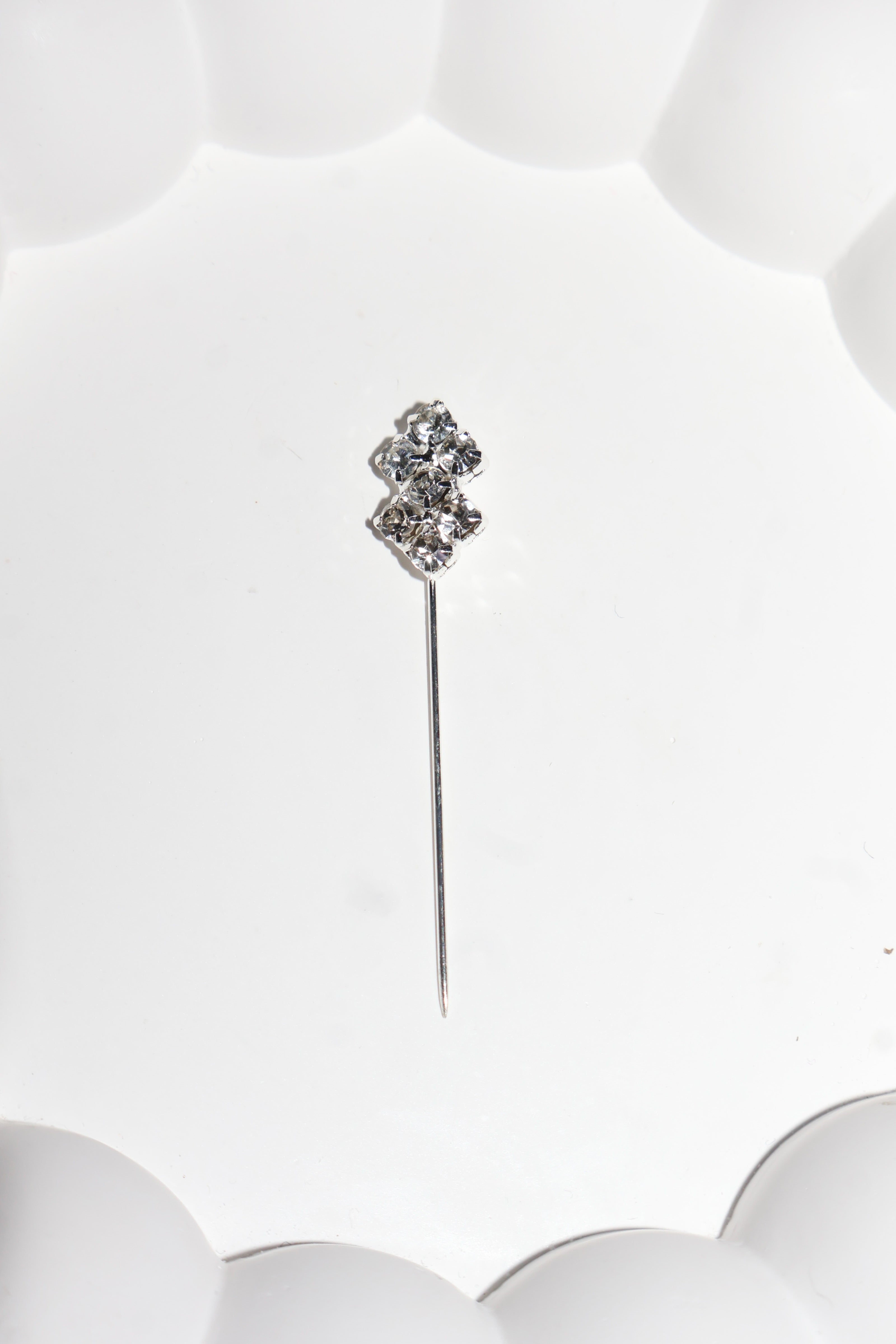 Süslü iğne gümüş baklava