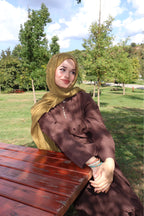 Soft Koyu Sarı Pamuk Şal
