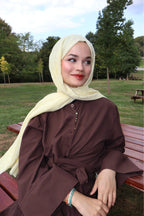 Soft Butter Sarı Pamuk Şal