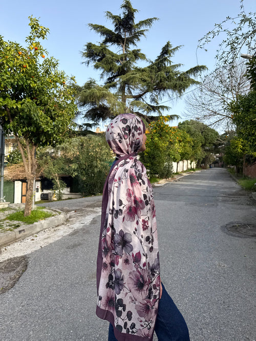 Bloom Şal Mor