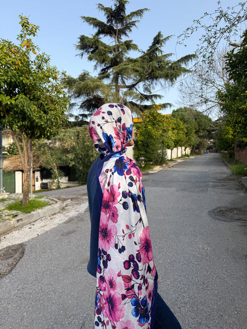 Bloom Şal Lacivert