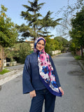 Bloom Şal Lacivert