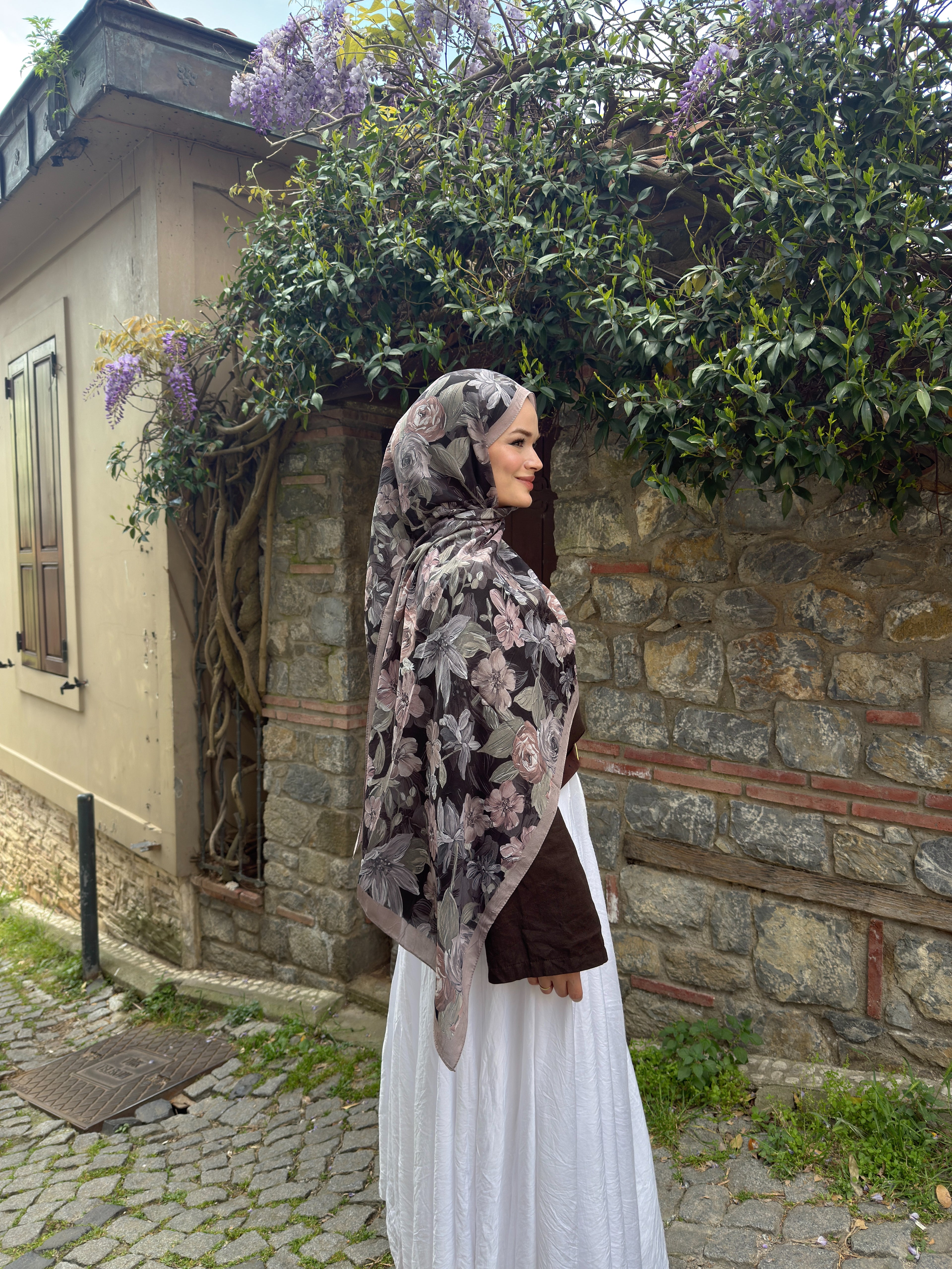 Soft Garden Şal- Karanfil