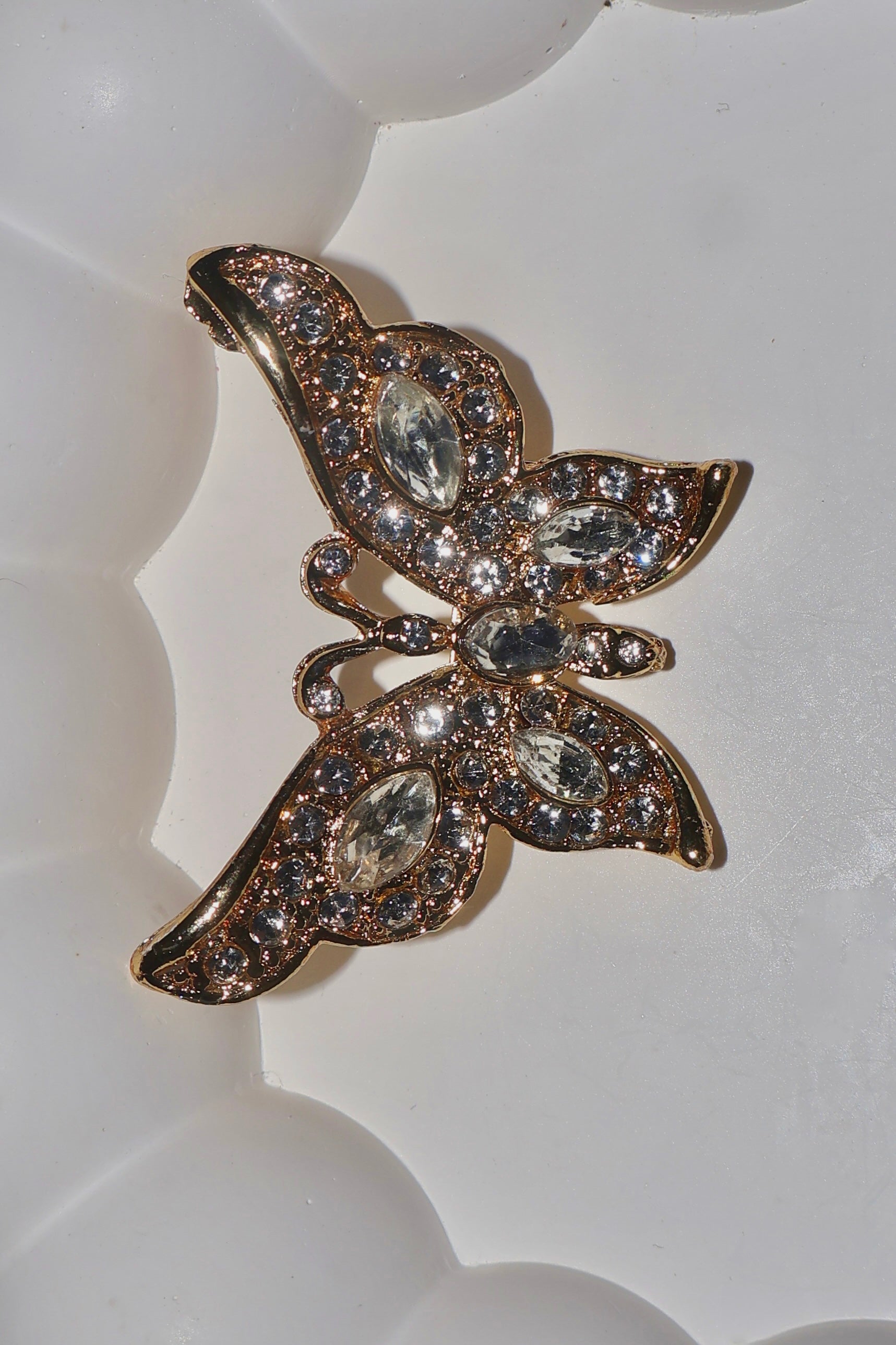 Gold Kelebek Broş