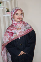 Pembe Rüya Desenli Şal