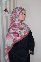 Pembe Rüya Desenli Şal