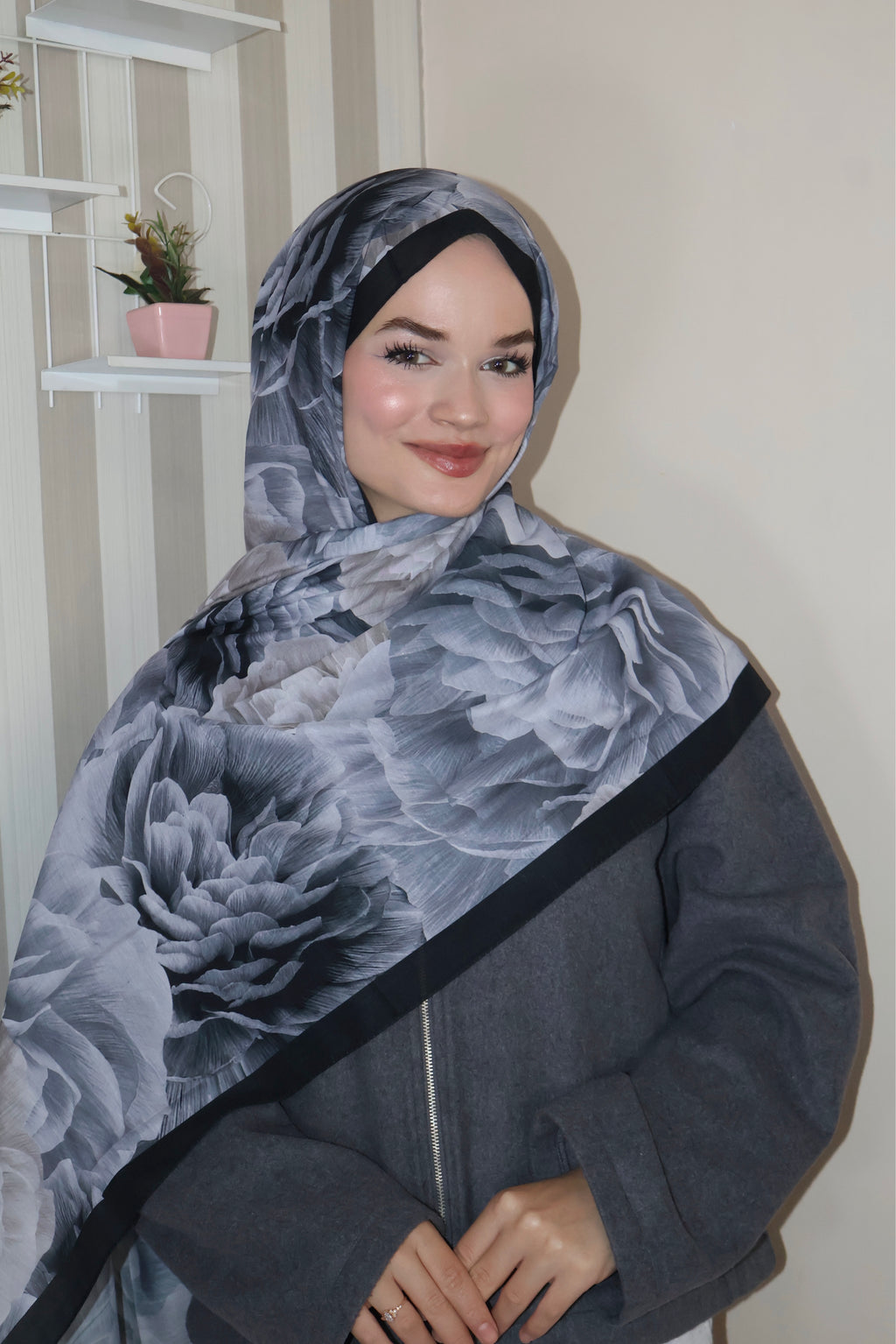 Ay Işığı Desenli Şal