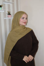 Soft Tatlı Sarı Pamuk Şal