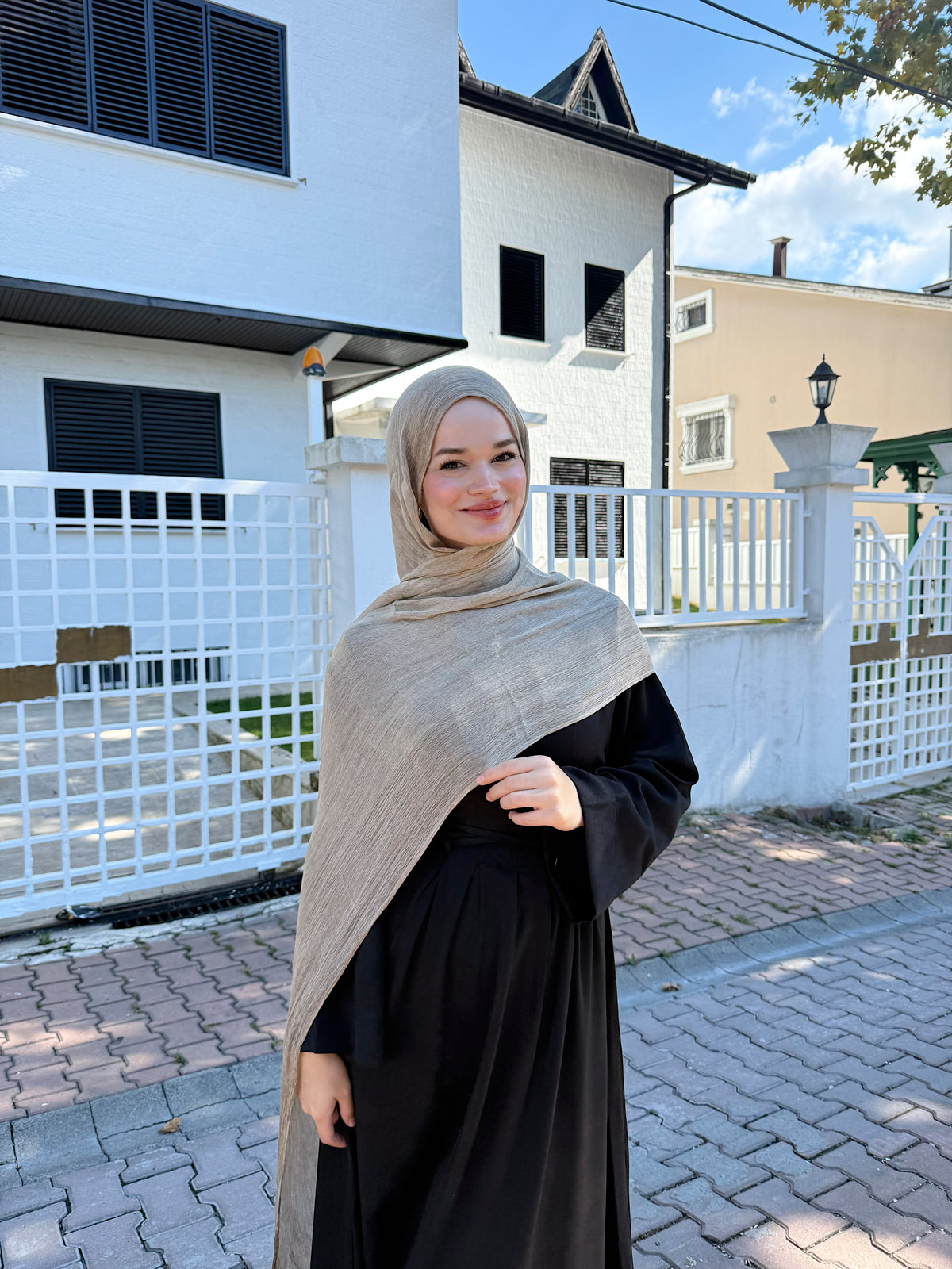 Aura Modal Şal – Crema