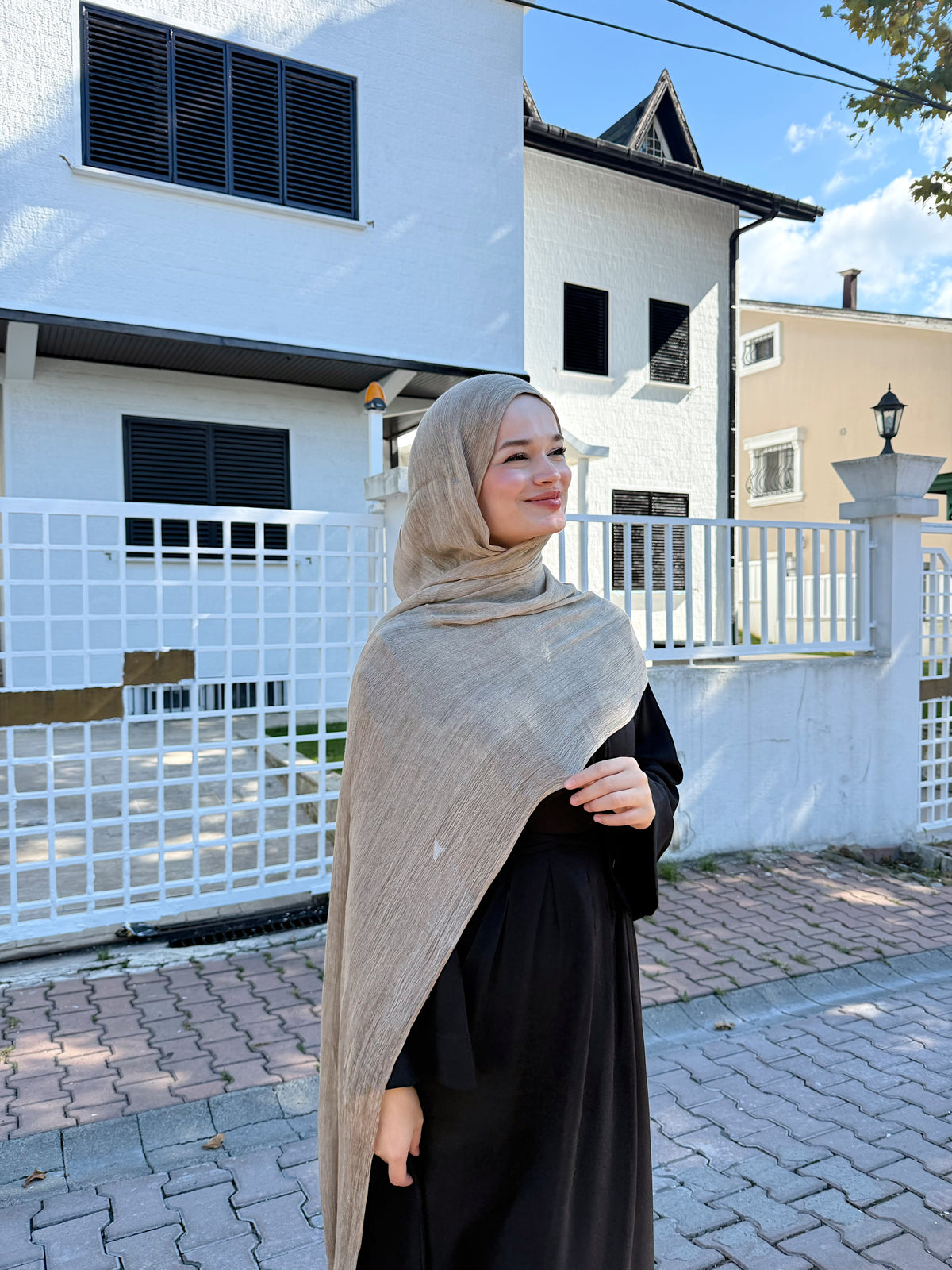 Aura Modal Şal – Crema