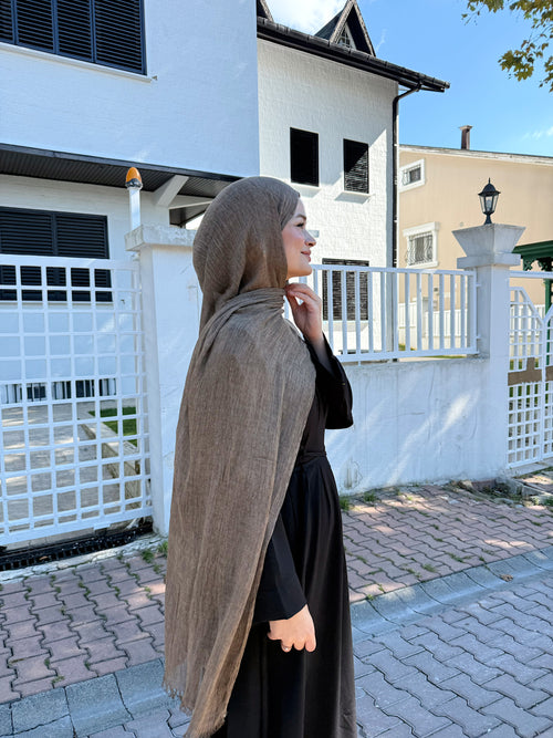 Aura Modal Şal – Mocha