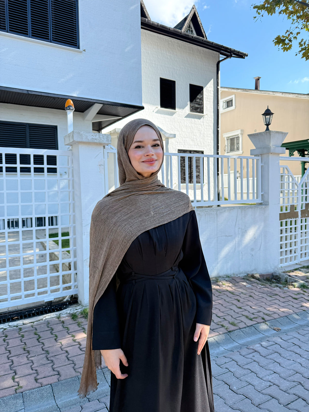 Aura Modal Şal – Mocha