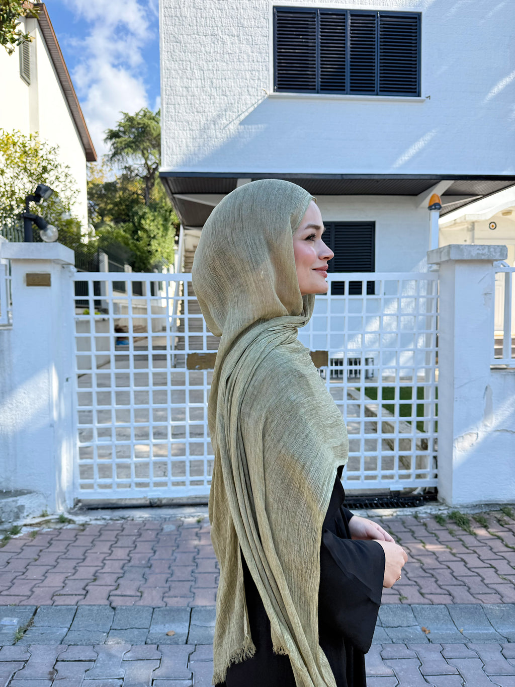 Aura Modal Şal – Olive