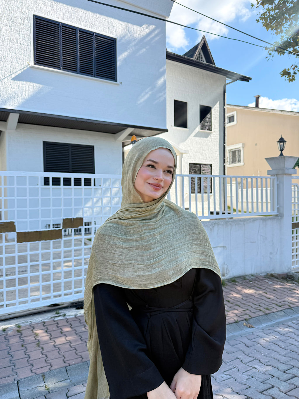 Aura Modal Şal – Olive