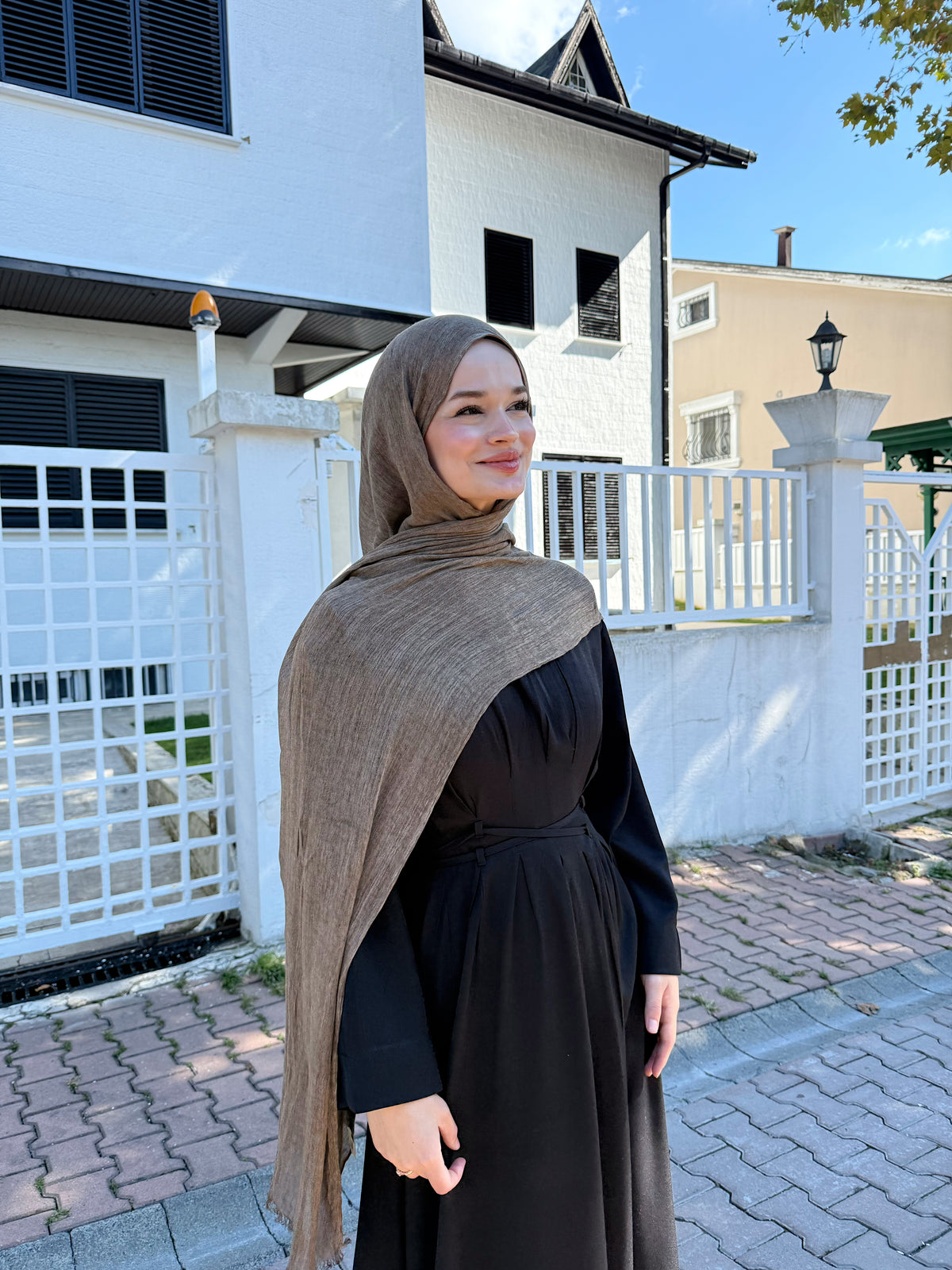 Aura Modal Şal – Mocha