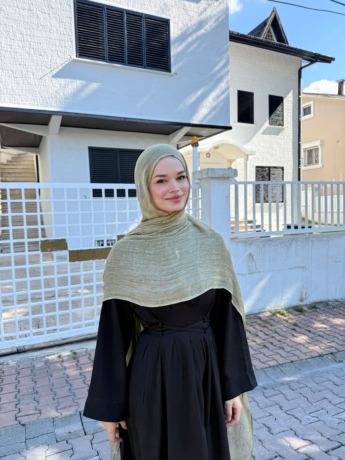 Aura Modal Şal – Olive