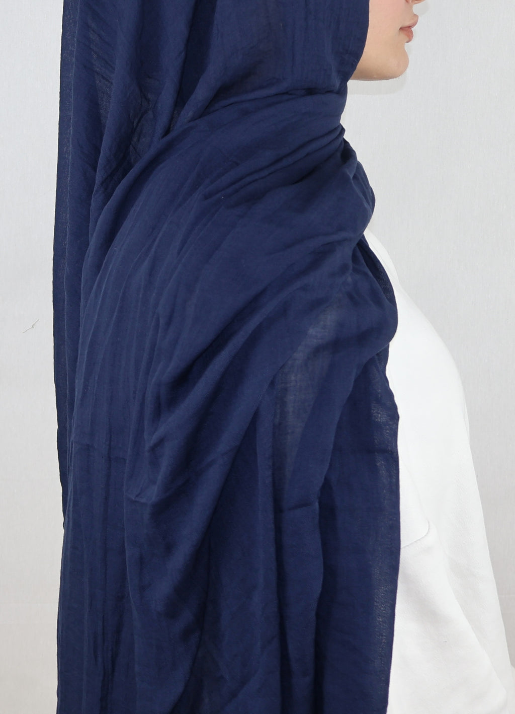 Soft Pamuk Şal Lacivert