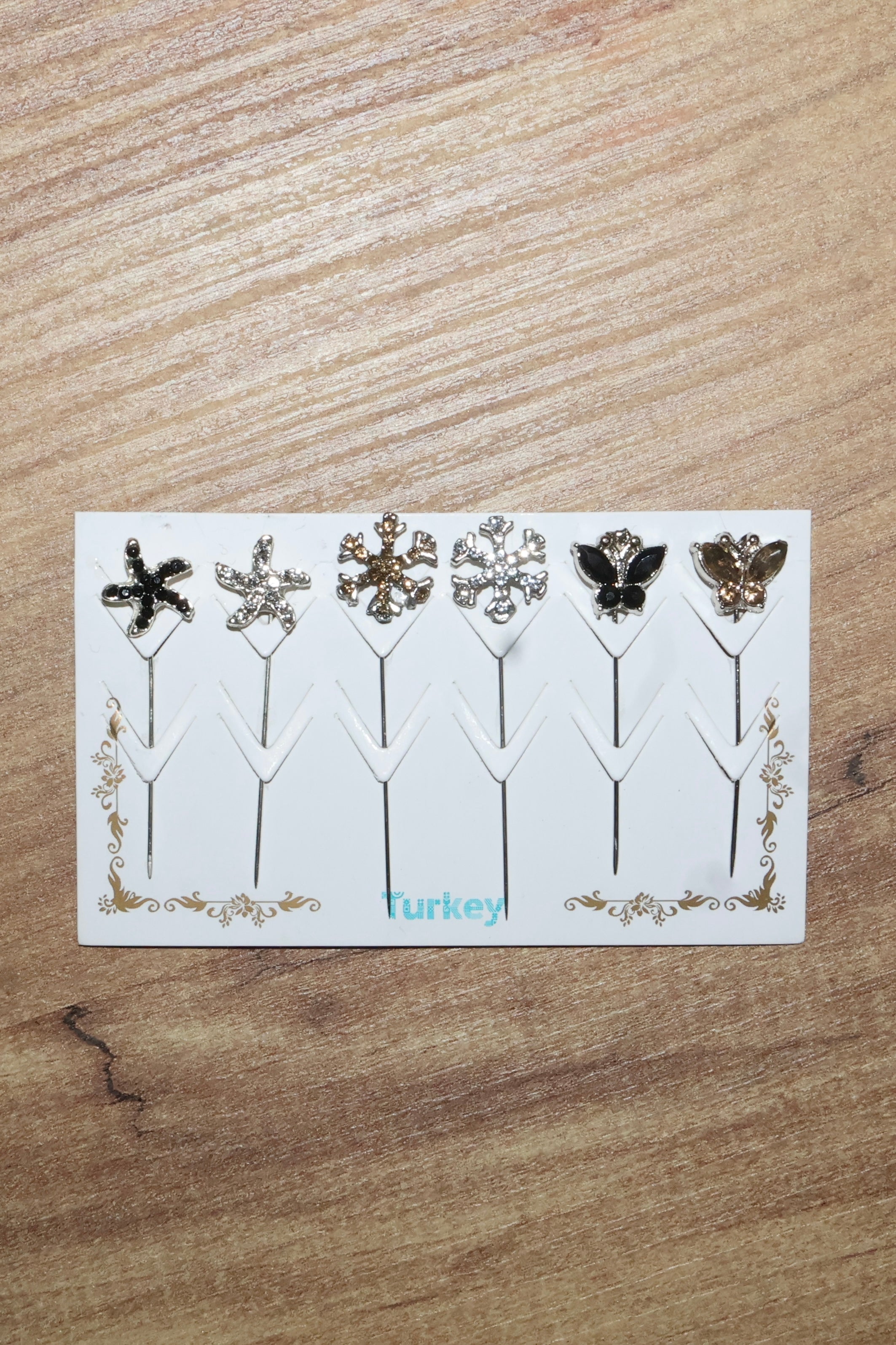 Süslü iğne 6'lı- 3