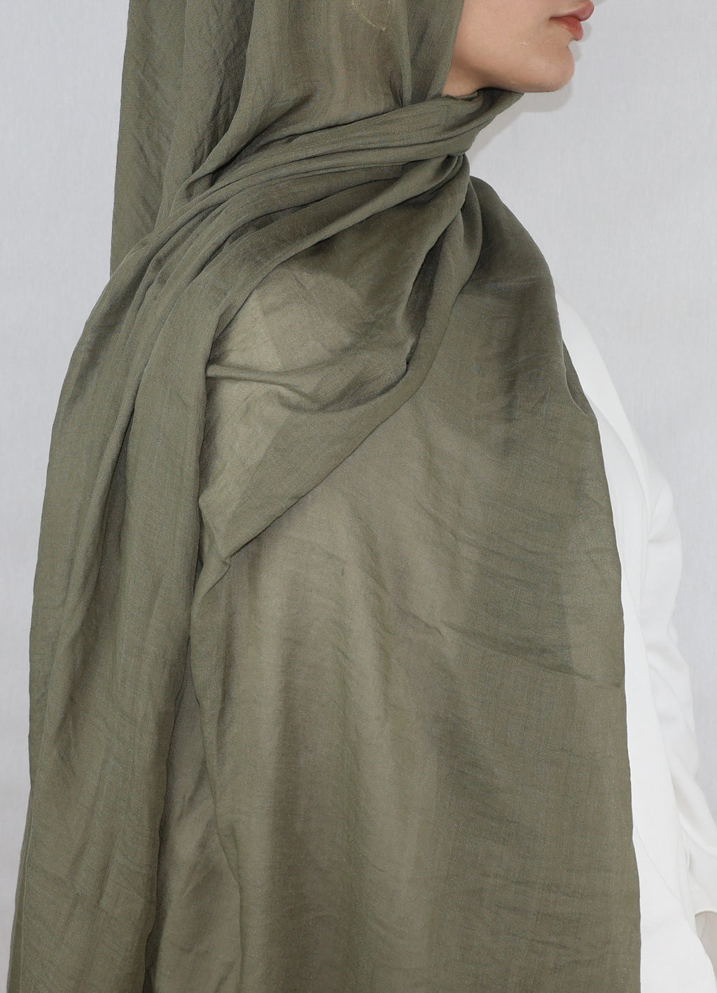 Soft Pamuk Şal Haki