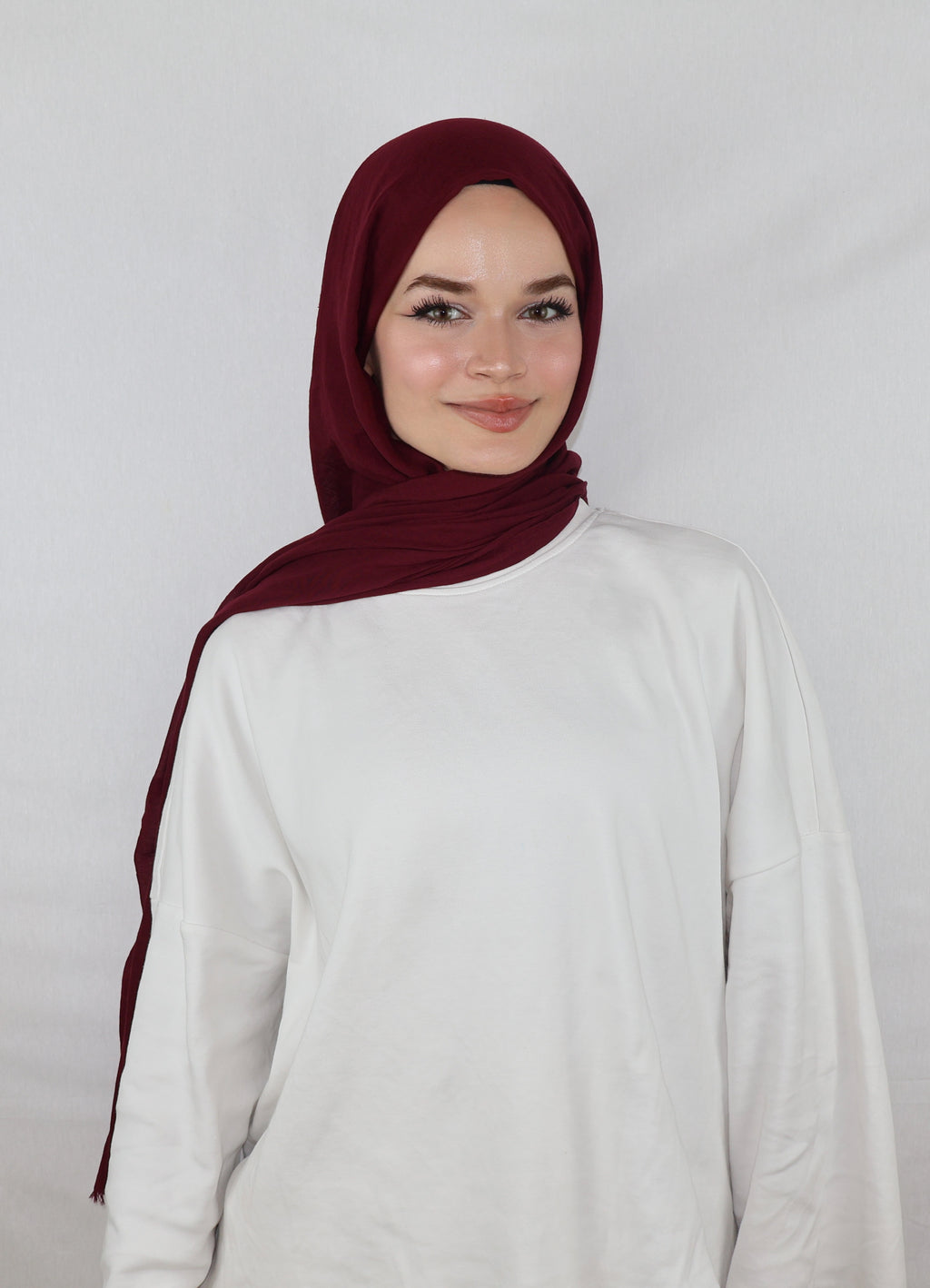 Soft Pamuk Şal Bordo