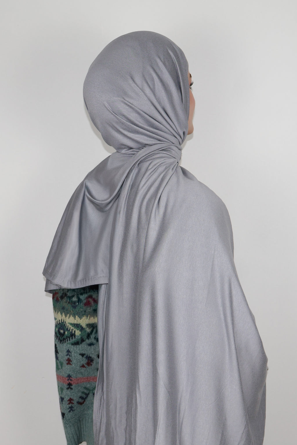 Luxe Penye Şal- Açık Gri