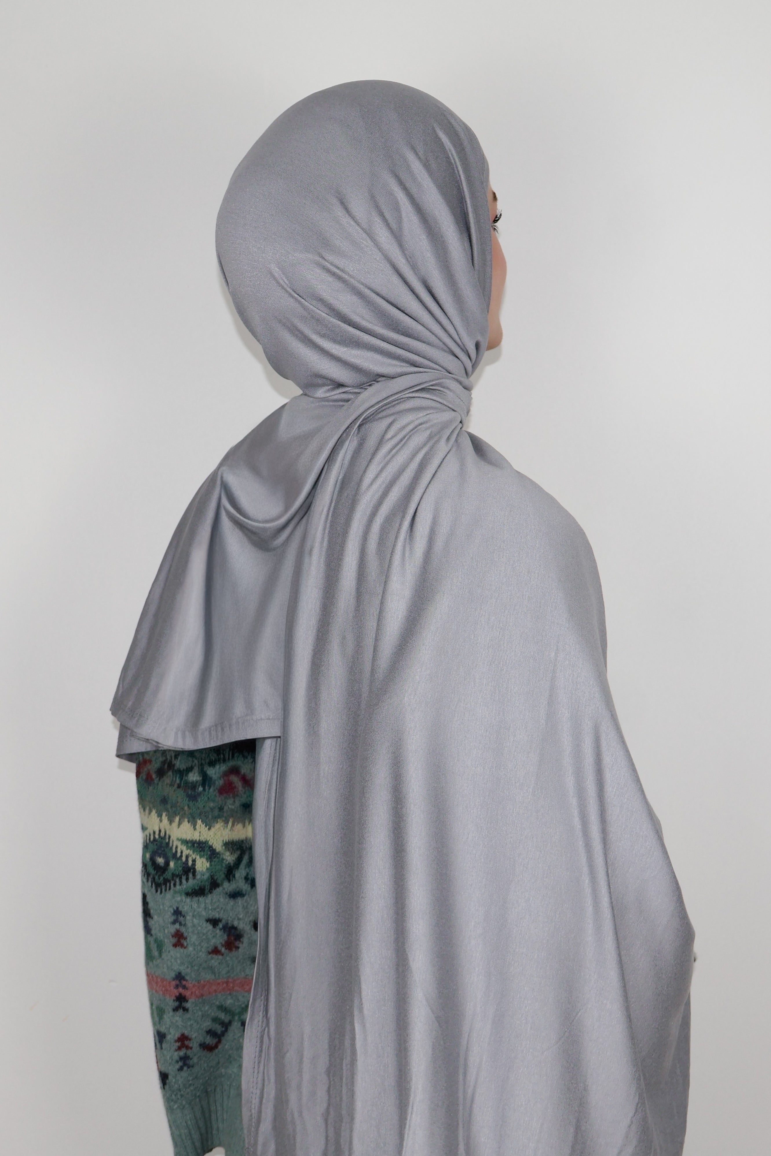 Luxe Penye Şal- Açık Gri