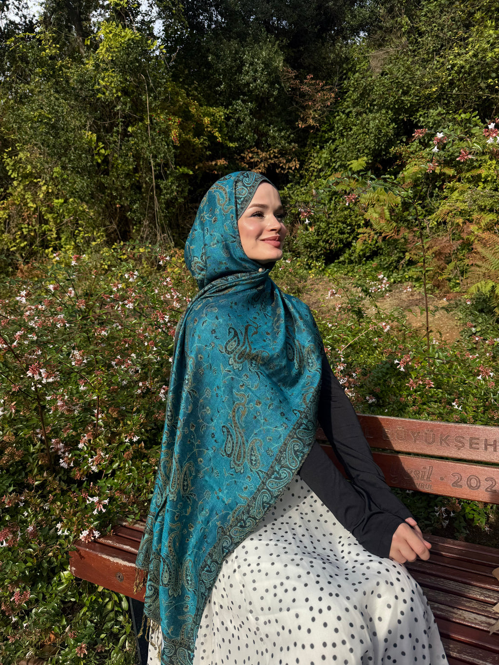 Cashmere- Aqua / Kaşmir Şal