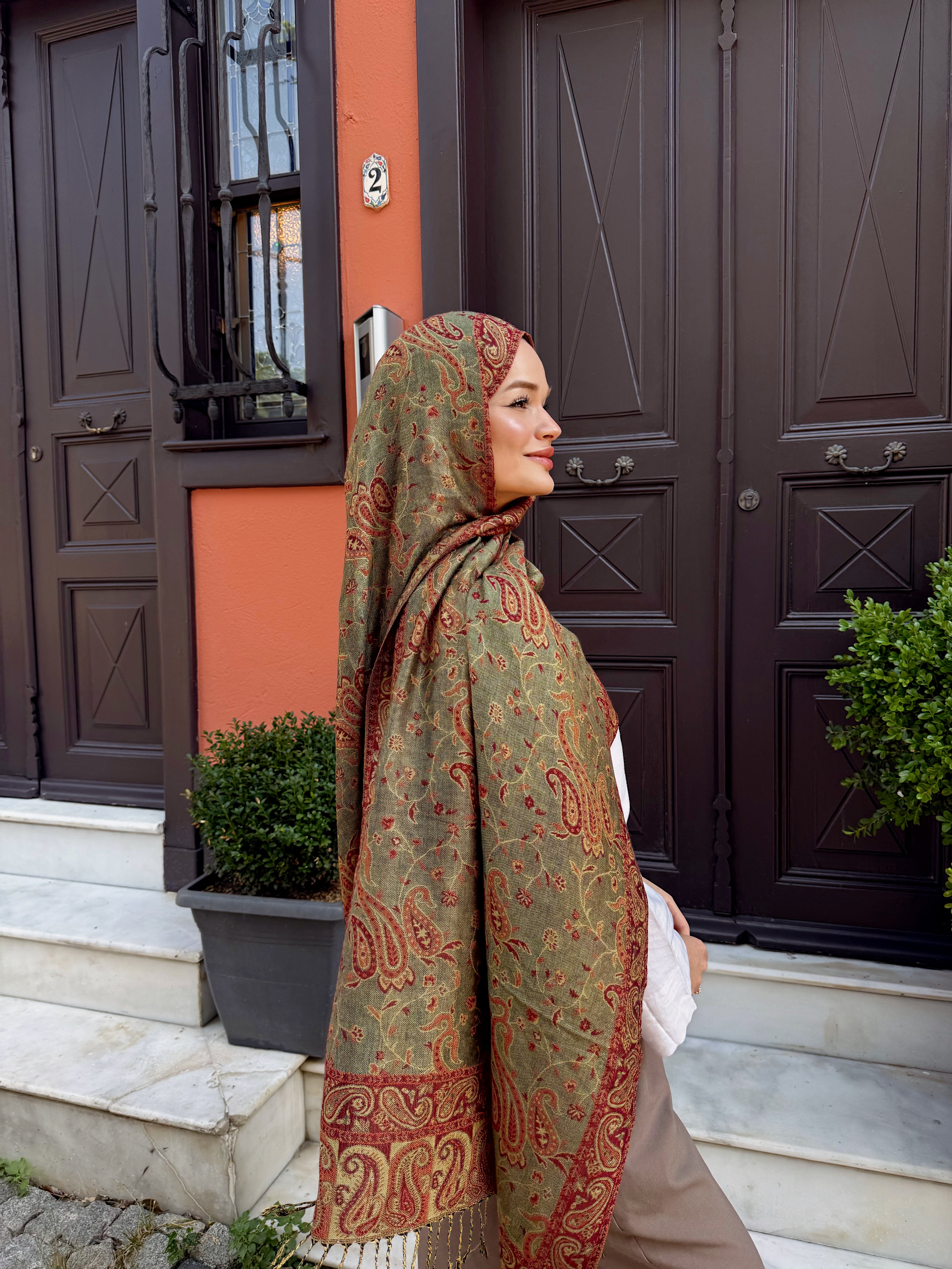 Cashmere Şal- Fıstık