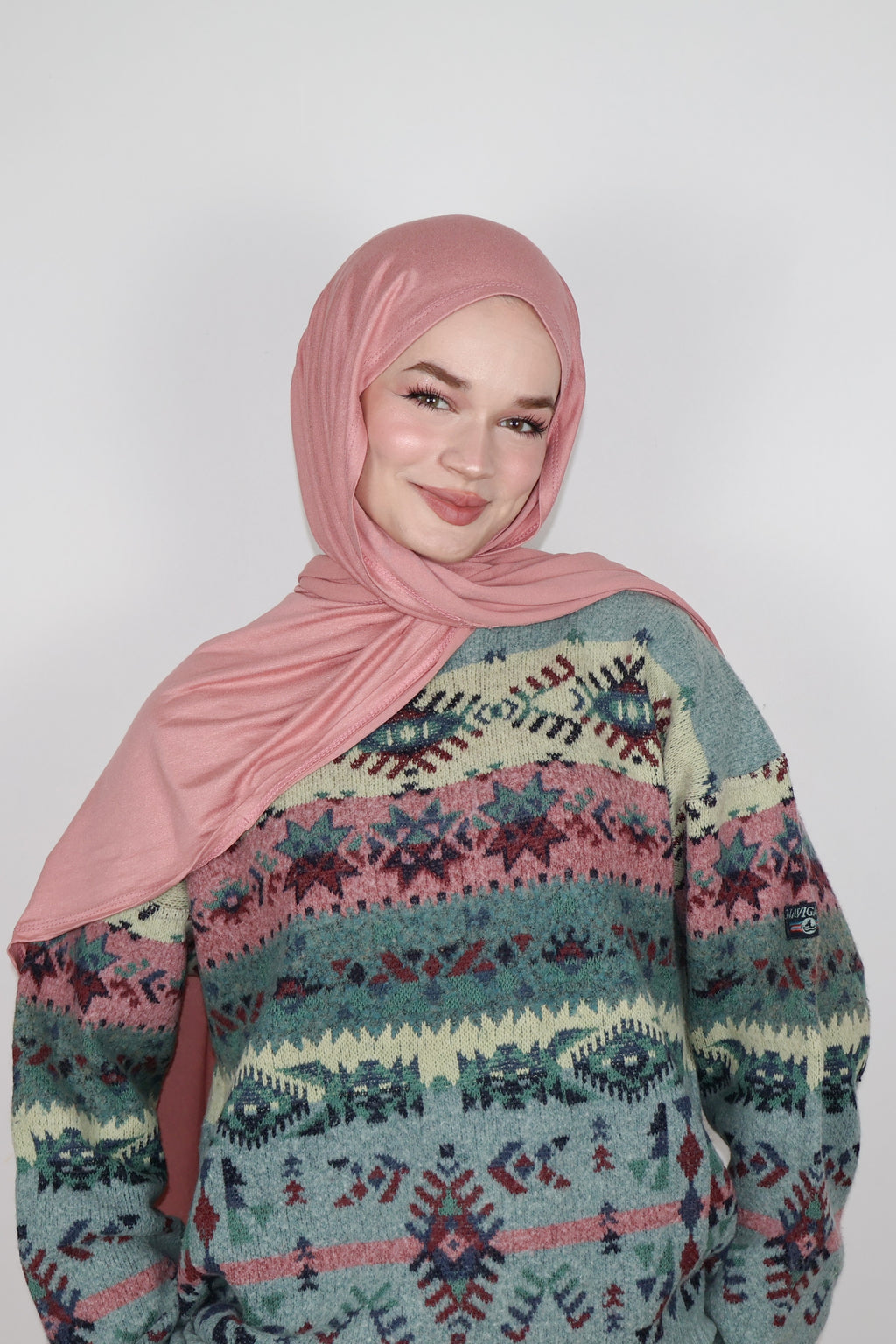 Luxe Penye Şal- Pudra Penye