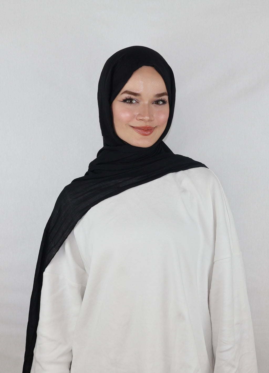 Soft Pamuk Şal Siyah