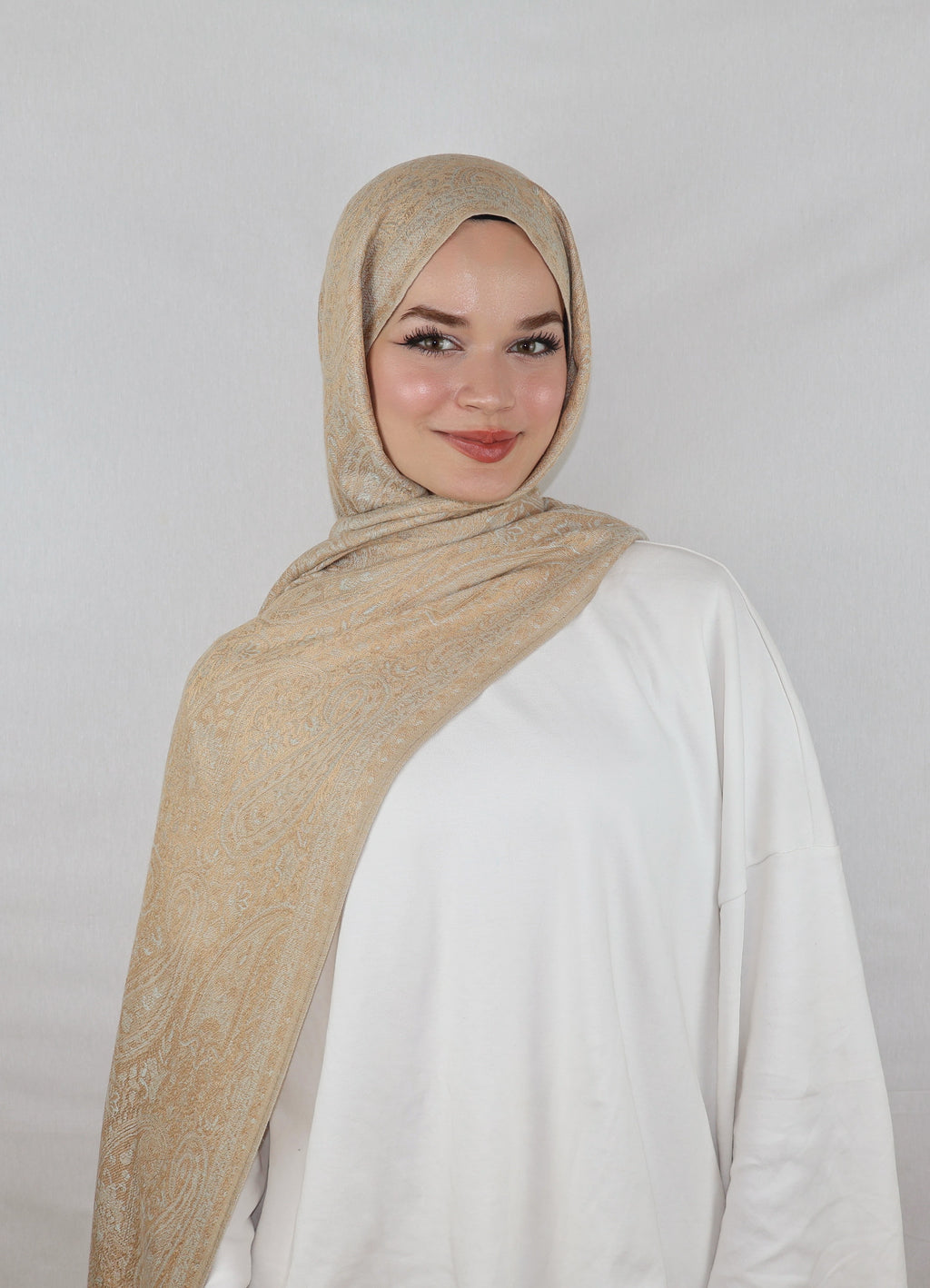 Pashmina Şal- Bej