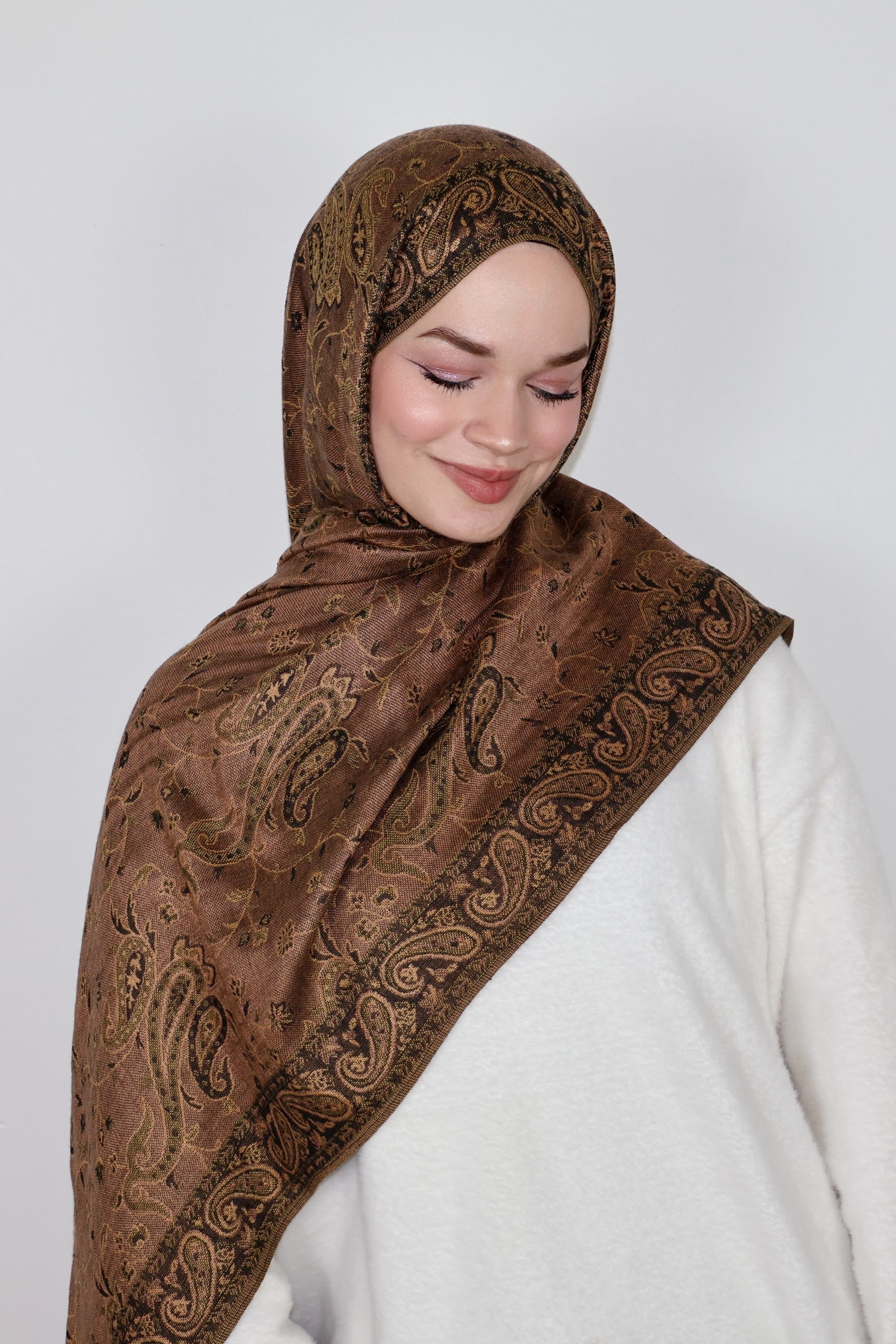 Pashmina Şal- Soft Kestane