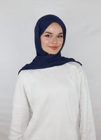 Soft Pamuk Şal Lacivert