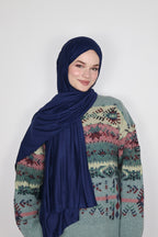 Luxe Penye Şal- Petrol