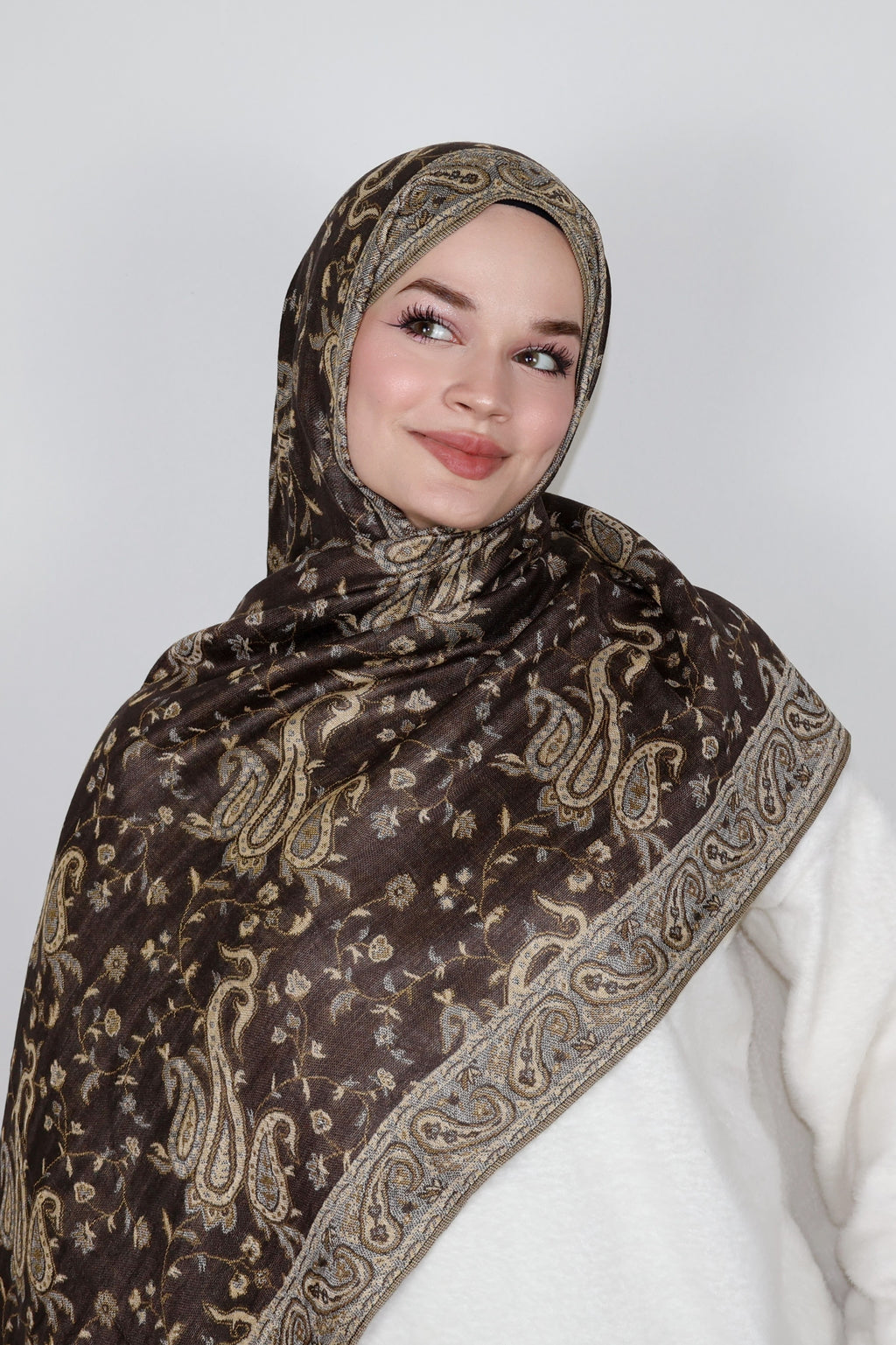 Pashmina Şal- Soft Kakao