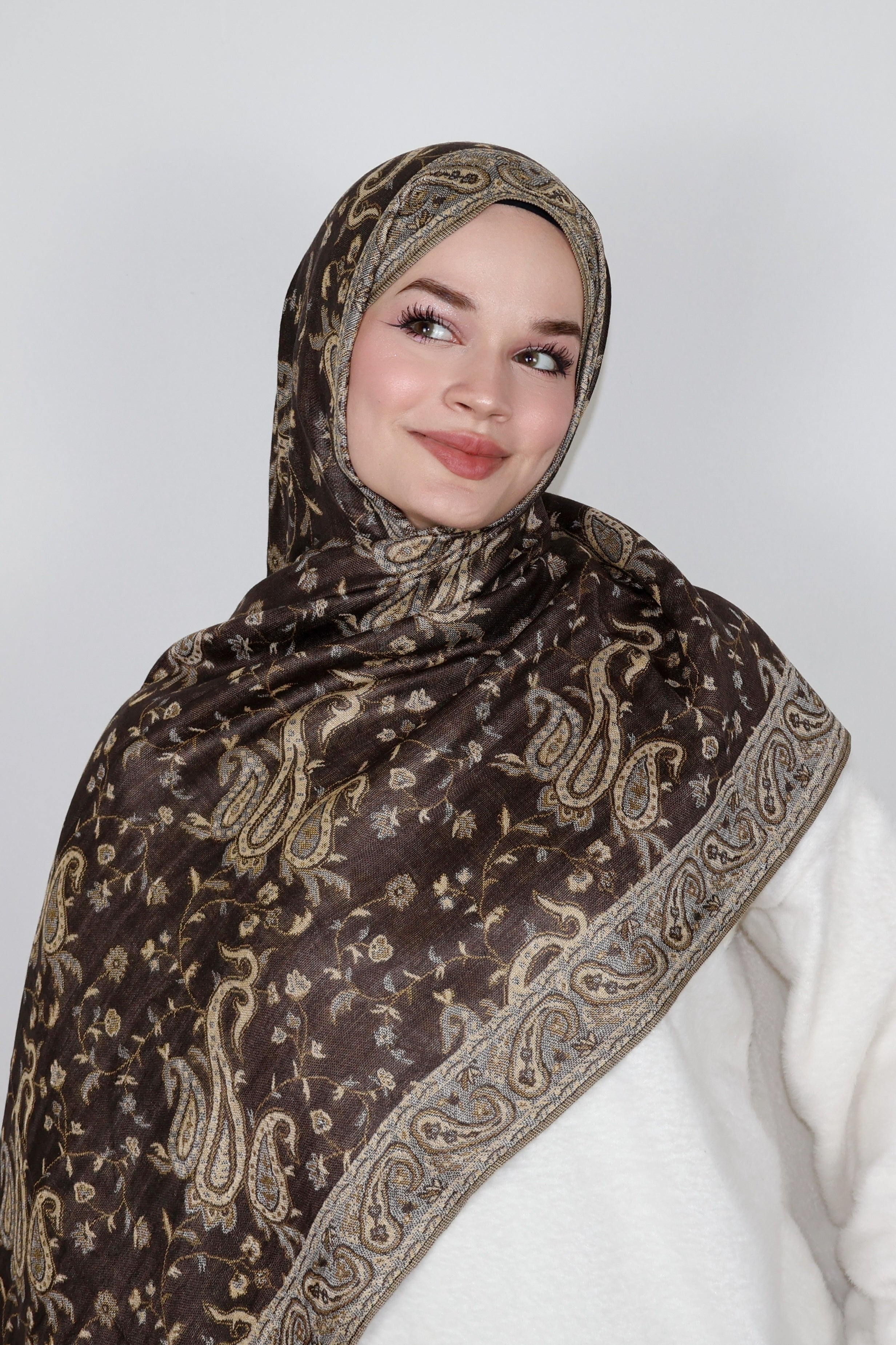 Pashmina Şal- Soft Kakao