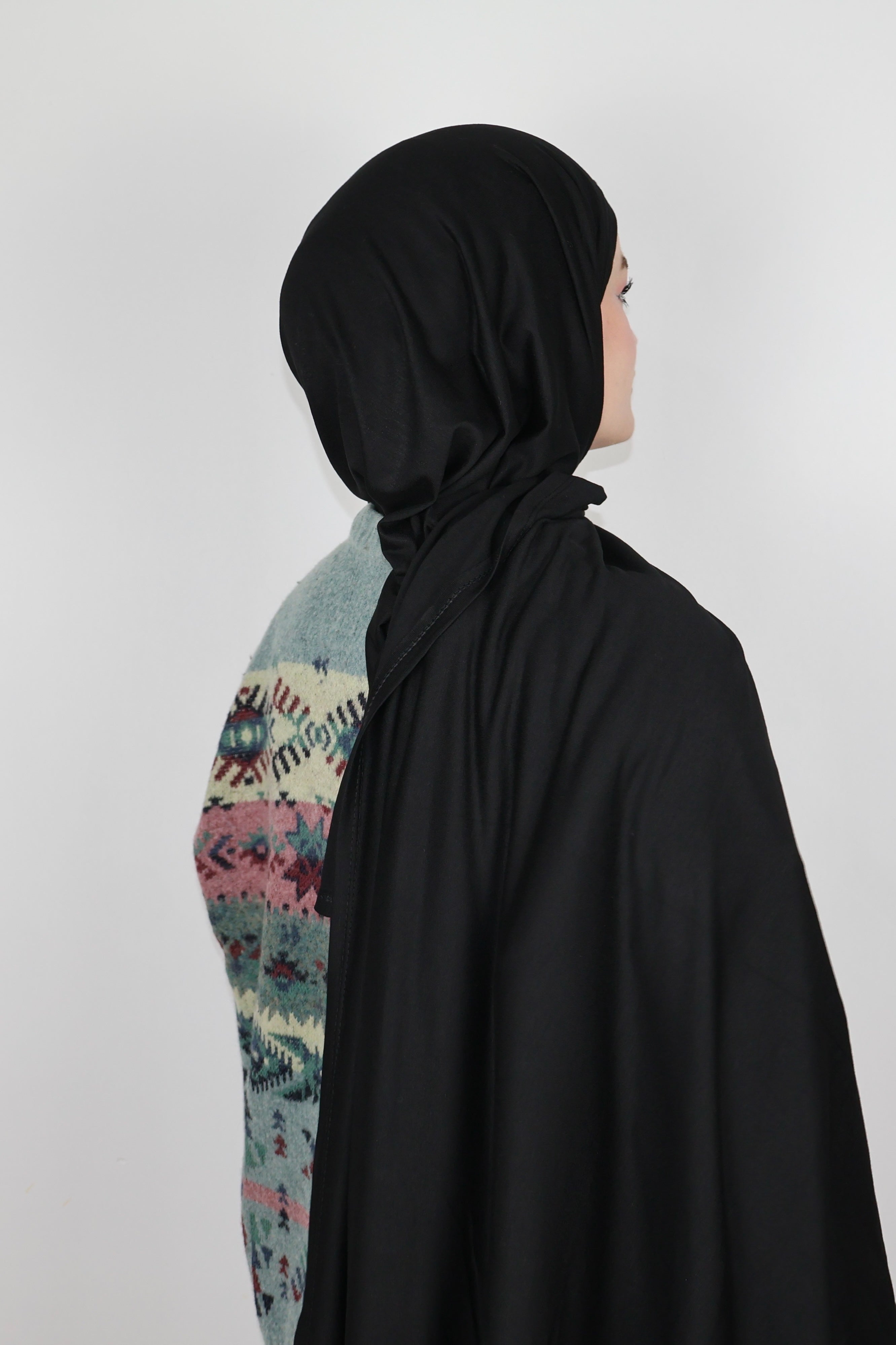 Luxe Penye Şal- Siyah