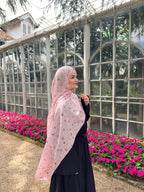 Soft Garden Şal- Polka Pink