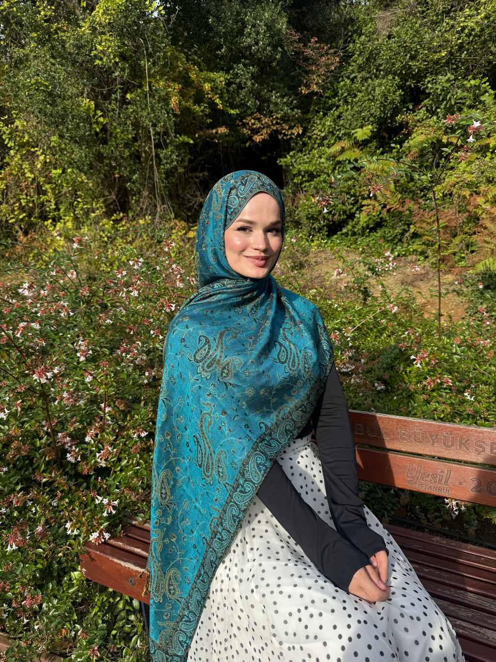 Cashmere- Aqua / Kaşmir Şal