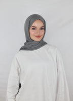 Soft Pamuk Şal Koyu Gri
