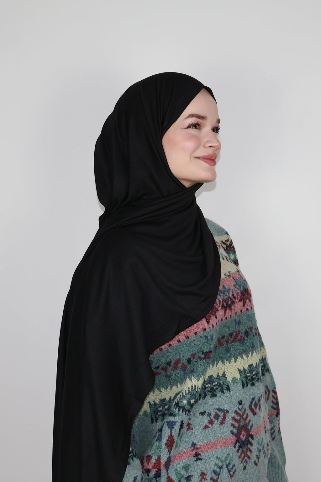 Luxe Penye Şal- Siyah