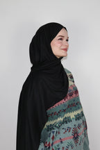 Luxe Penye Şal- Siyah