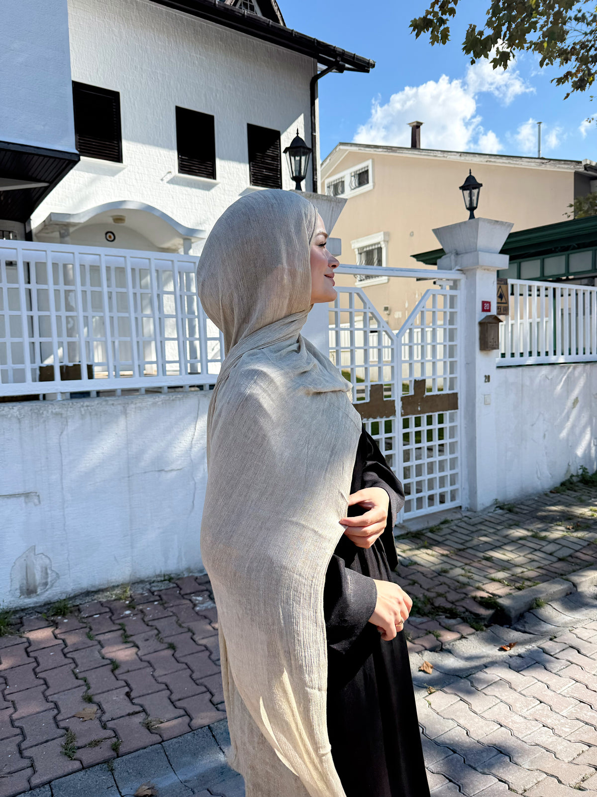 Aura Modal Şal – Nude