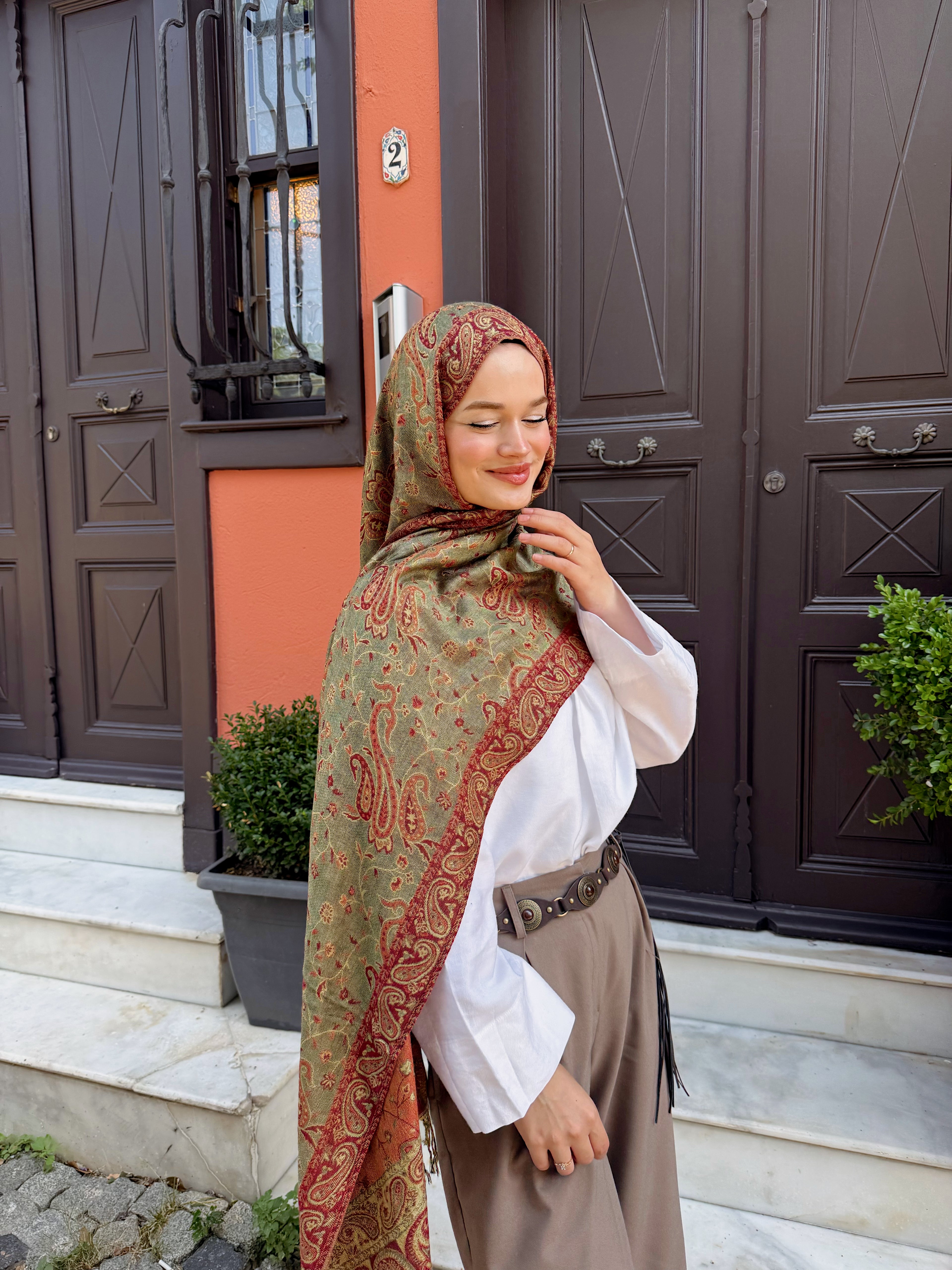 Cashmere Şal- Fıstık