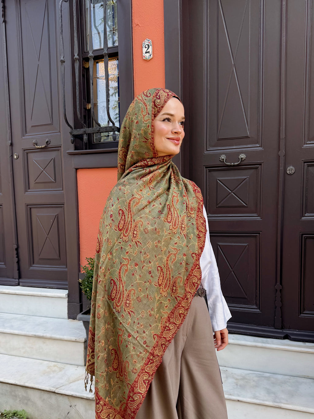 Cashmere Şal- Fıstık