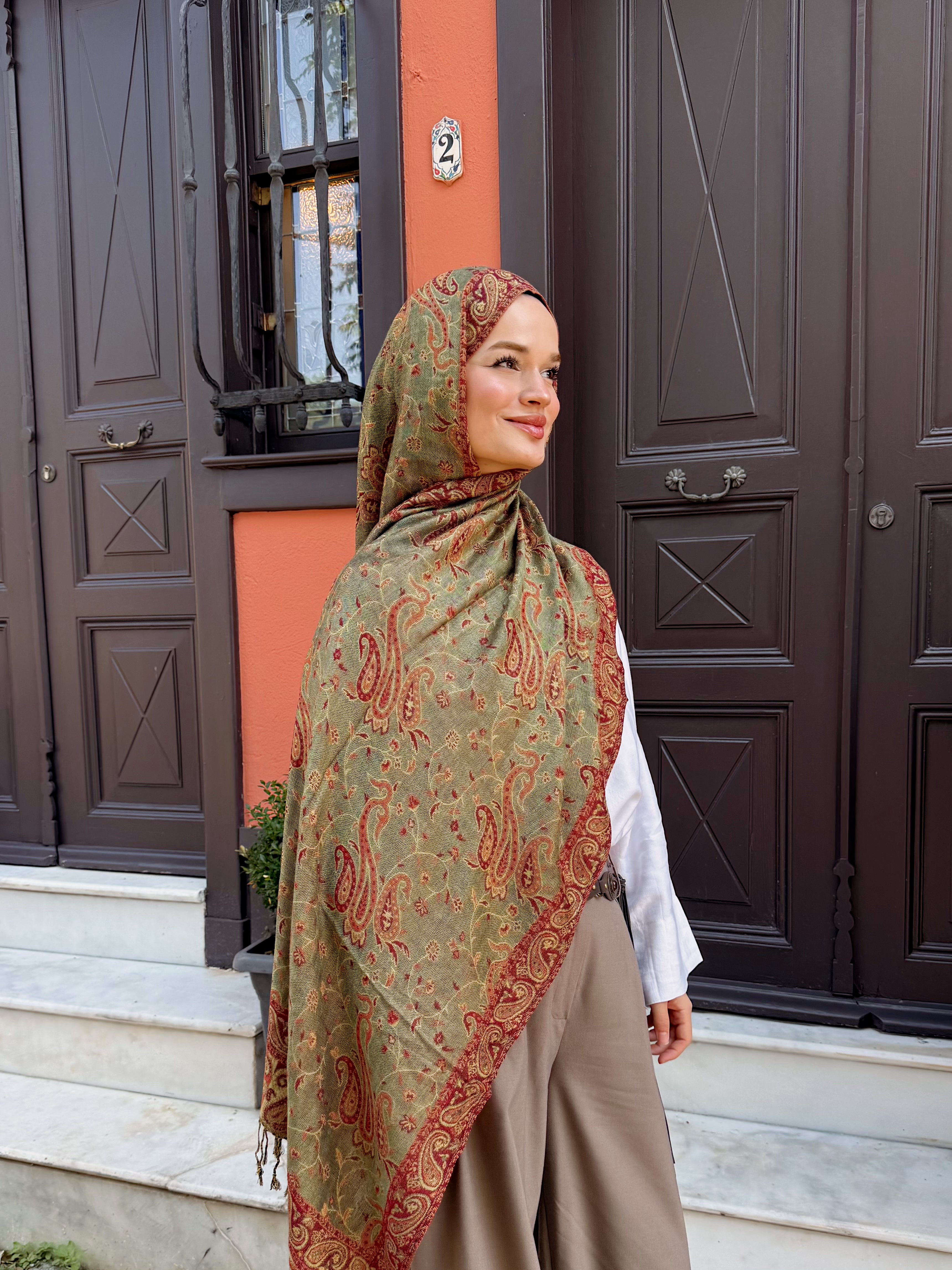 Cashmere Şal- Fıstık