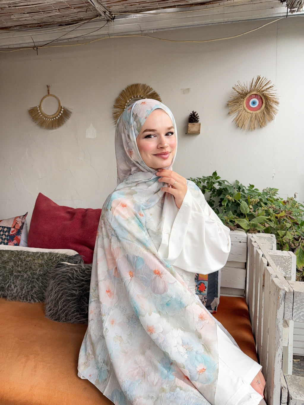 Soft Garden Şal - Marine