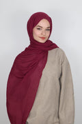 Soft Pamuk Şal Bordo