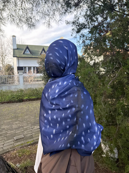 Bambelia Şal- Navy