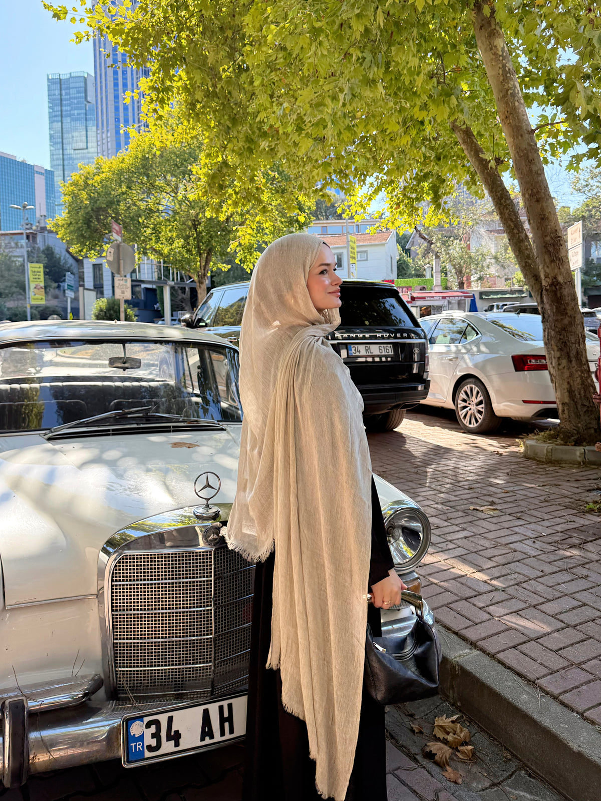 Aura Modal Şal – Nude